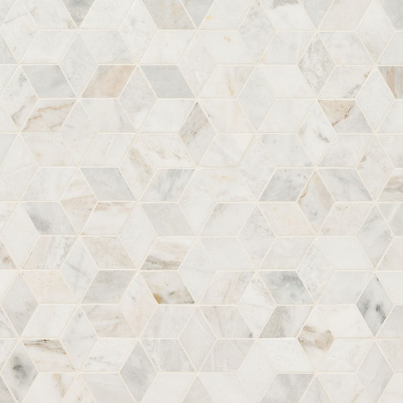Arabescato Venato Cube Marble Tile
