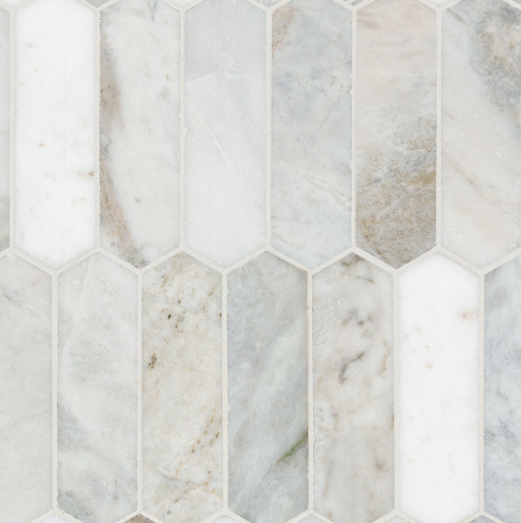 Arabescato Venato Picket Tile