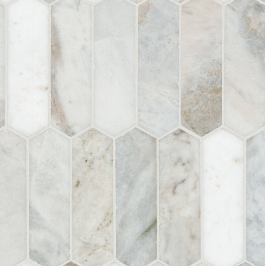 Arabescato Venato Picket Tile