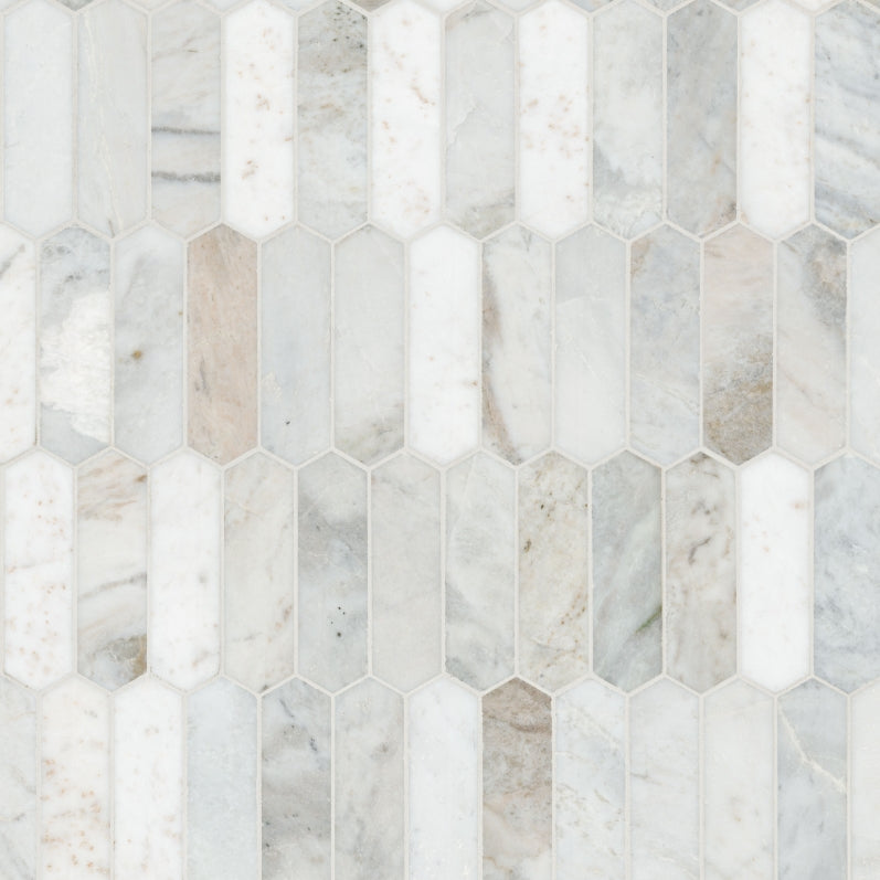Arabescato Venato Picket Tile
