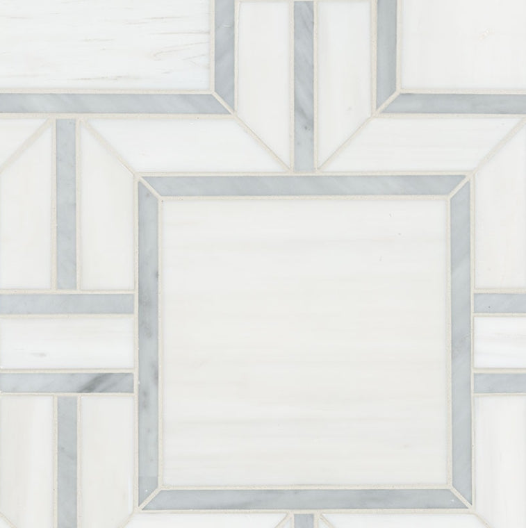 Bianco Dolomite Alana Polished Mosaic