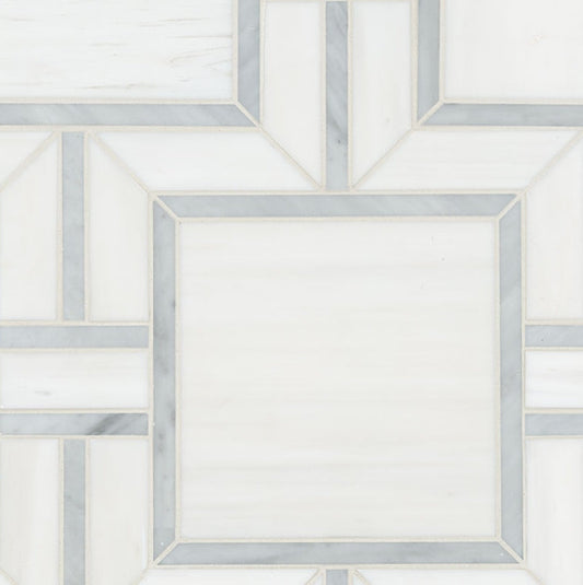 Bianco Dolomite Alana Polished Mosaic