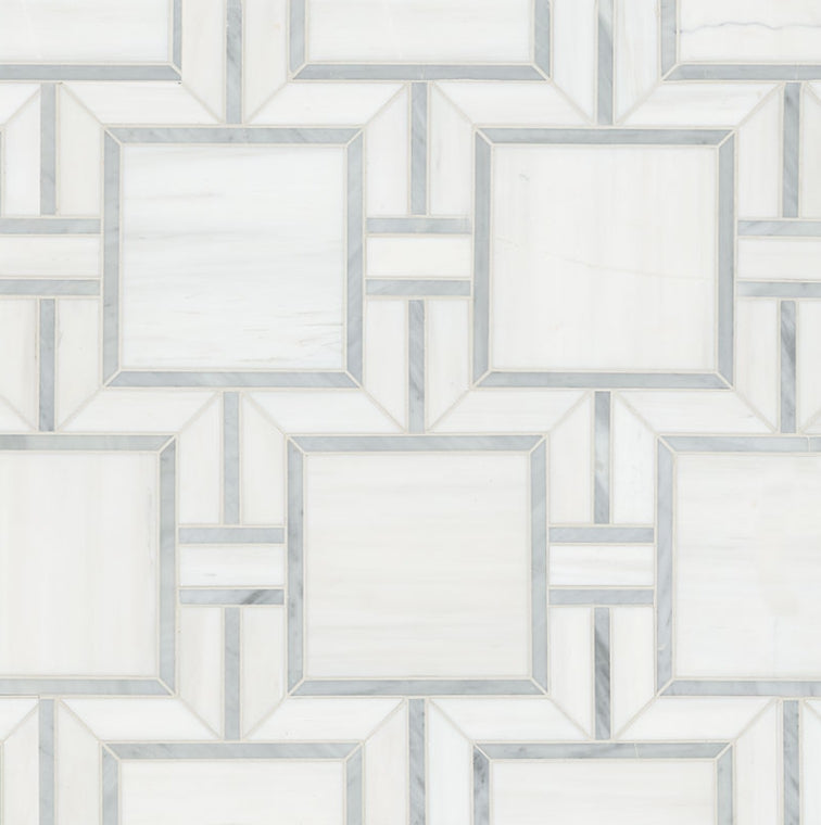 Bianco Dolomite Alana Polished Mosaic
