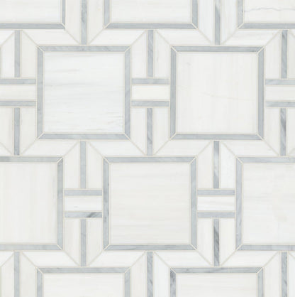Bianco Dolomite Alana Polished Mosaic