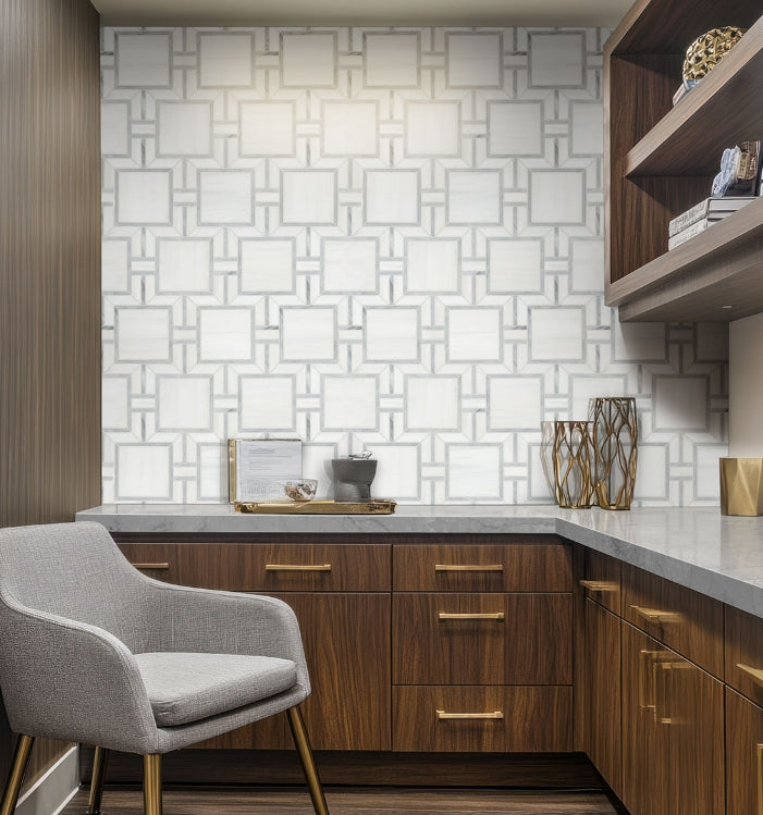 Bianco Dolomite Alana Polished Mosaic