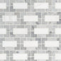 Bianco Dolomite Lynx Polished Marble Tile