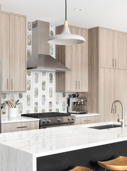 Bianco Dolomite Moderno Polished Mosaic