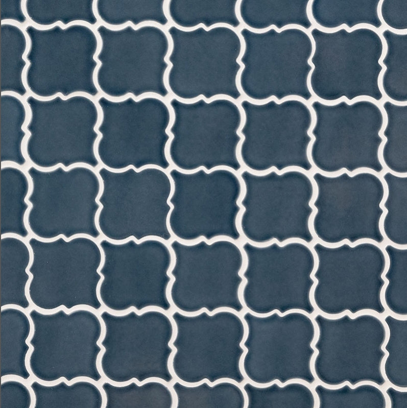 Bay Blue Arabesque Tile