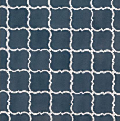 Bay Blue Arabesque Tile