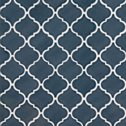 Bay Blue Arabesque Tile