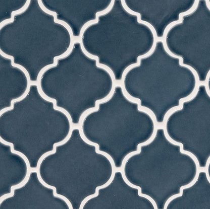 Bay Blue Arabesque Tile