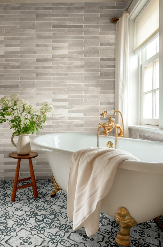 Flamenco Whales Gray 2X18 Glossy