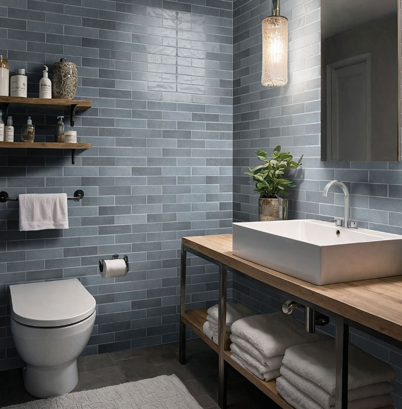 Renzo Denim Ceramic Tile