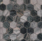 Henley Multi Finish Hexagon Mosaic Tile