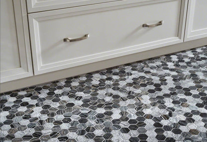 Henley Multi Finish Hexagon Mosaic Tile