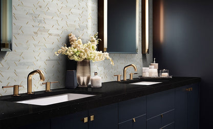 Luxor Metro Gold Pattern Tile