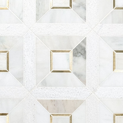 Luxor Verona Gold Pattern Tile