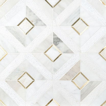Luxor Verona Gold Pattern Tile