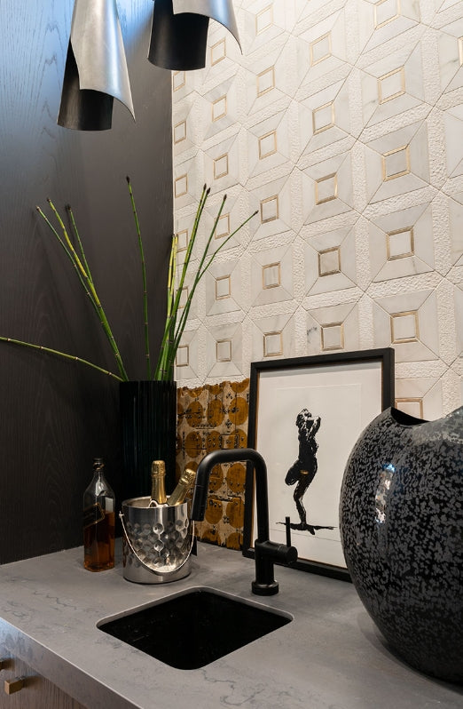 Luxor Verona Gold Pattern Tile