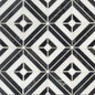 Rhombix Nero Geometric Tile