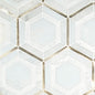 Luxor Medici Gold Pattern Mosaic Tile