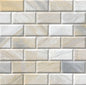 Athena Gold Beveled Tile 2x4