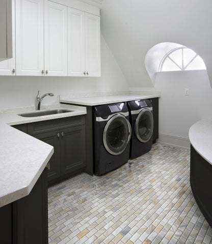 Athena Gold Beveled Tile 2x4