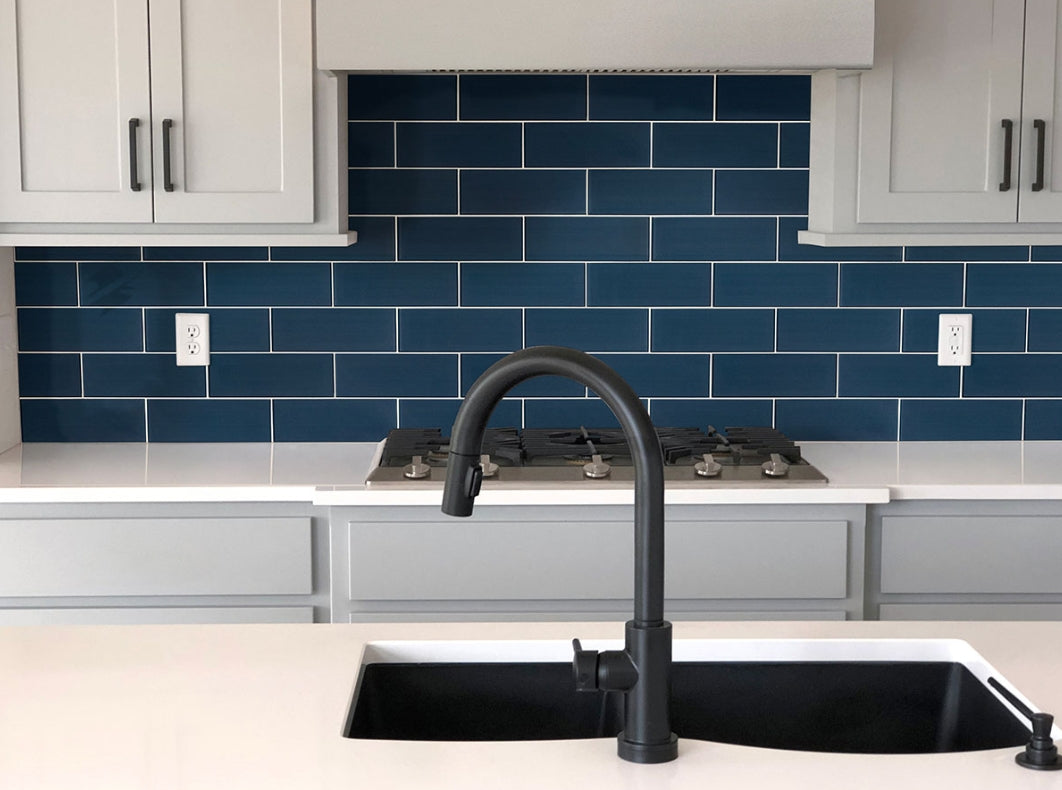 Hyde Midnight Glass Subway Tile
