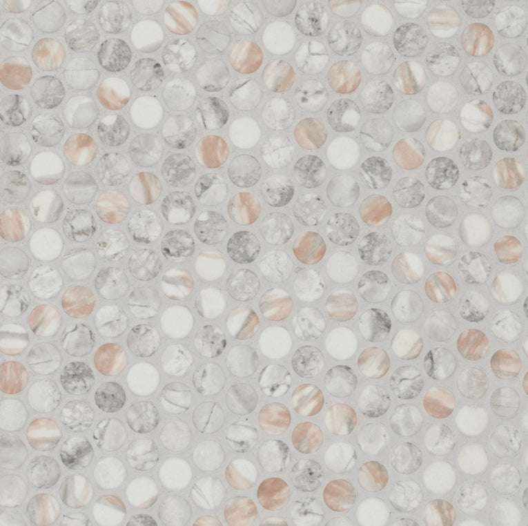 Briar Rosa Penny Round Tile