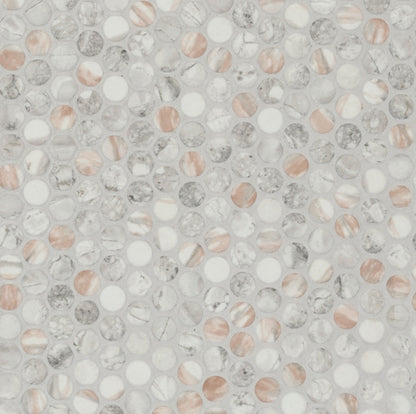 Briar Rosa Penny Round Tile