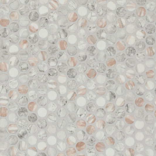 Briar Rosa Penny Round Tile