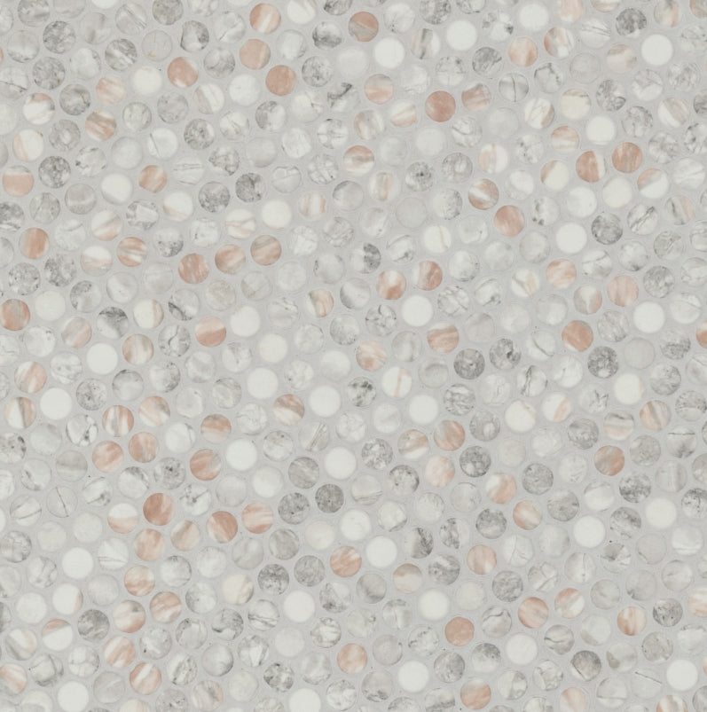 Briar Rosa Penny Round Tile