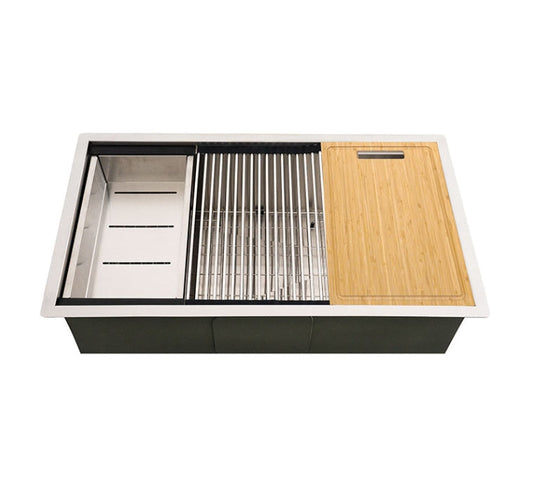 SINGLE BOWL HANDCRAFTED WORKSTATION 3319