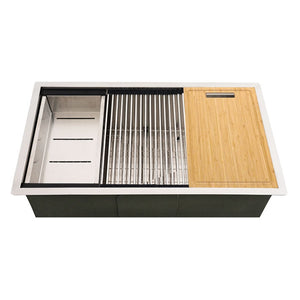 SINGLE BOWL HANDCRAFTED WORKSTATION 3319