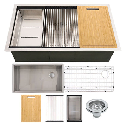 SINGLE BOWL HANDCRAFTED WORKSTATION 3319