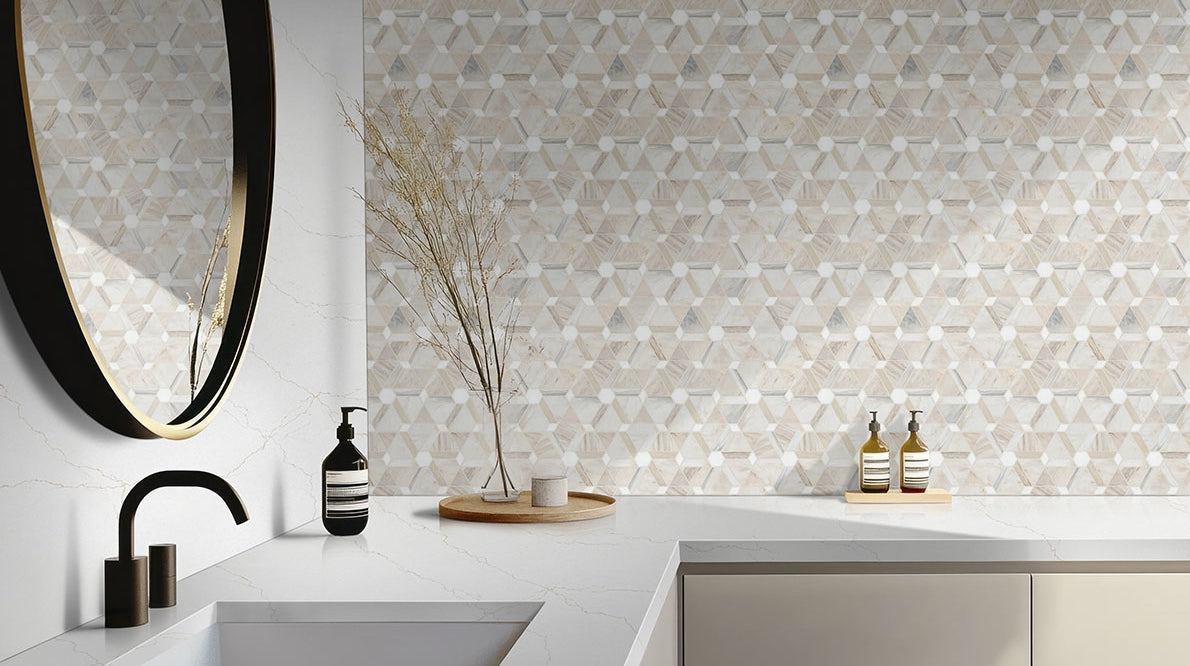 Angora Floralis Polished Tile
