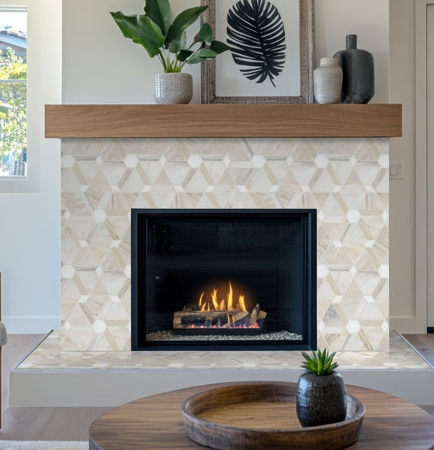 Angora Floralis Polished Tile