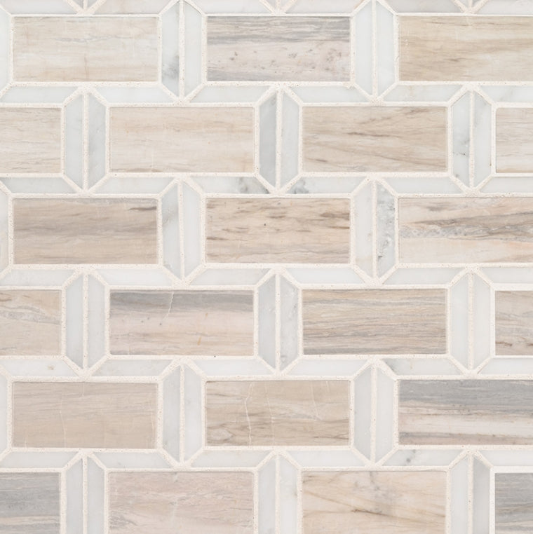 Angora Framework Polished Subway Tile