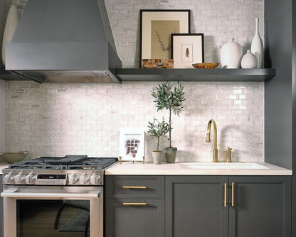 Angora Framework Polished Subway Tile