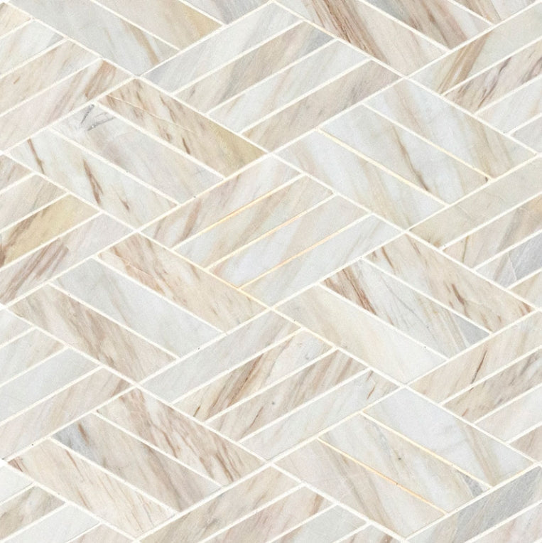 Angora Rhombus Polished Tile