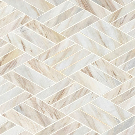 Angora Rhombus Polished Tile