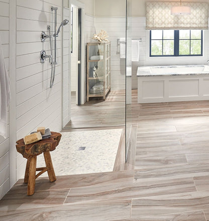 Arabescato Carrara 1” Hexagon Mosaic Tile