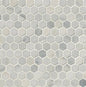 Arabescato Carrara 1” Hexagon Mosaic Tile
