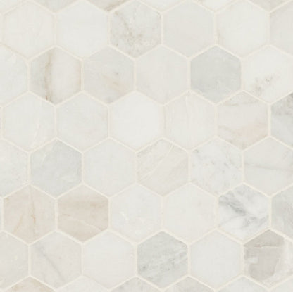 Arabescato Venato Hexagon Tile