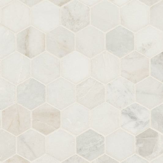 Arabescato Venato Hexagon Tile