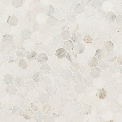 Arabescato Venato Hexagon Tile
