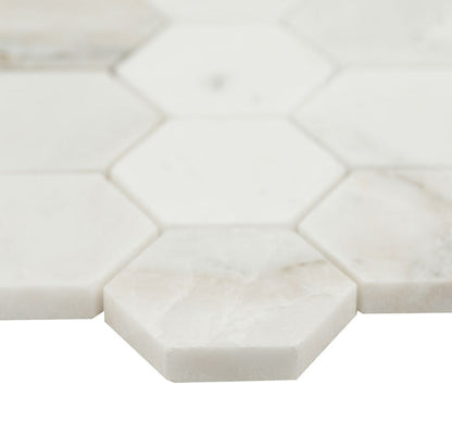 Arabescato Venato Hexagon Tile