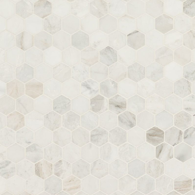Arabescato Venato Hexagon Tile