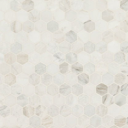 Arabescato Venato Hexagon Tile