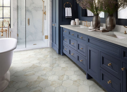 Arabescato Venato 8" Hexagon Honed